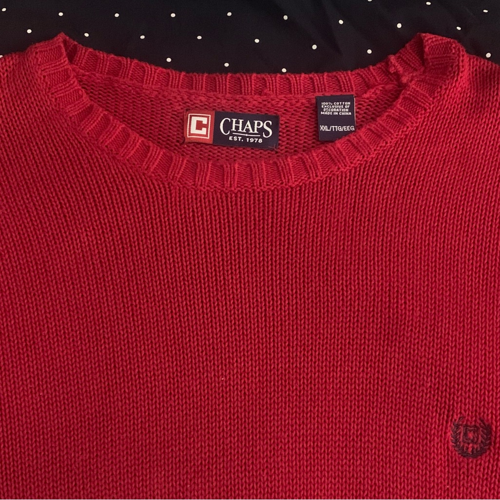 Chaps Heavy Cotton Crewneck Sweater